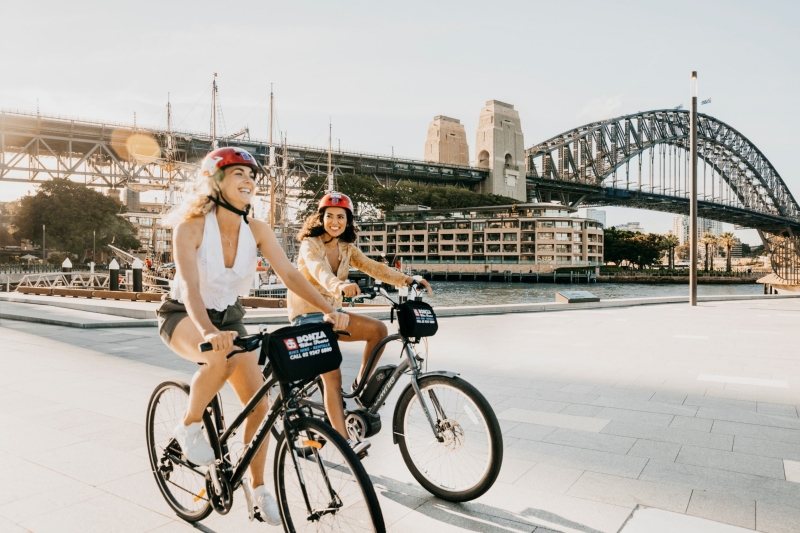 Bonza Bike Tours, The Rocks, NSW © Destination NSW Bonza Bike Tours, The Rocks, NSW © Destination NSW