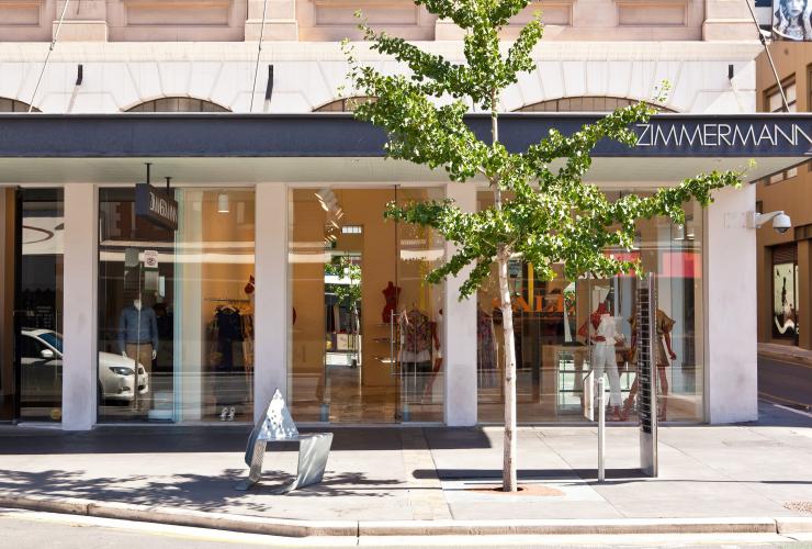 Mặt tiền cửa hàng Zimmermann trên Phố Rundle ở Adelaide © Ủy ban Du lịch Nam Úc Mặt tiền cửa hàng Zimmermann trên Phố Rundle ở Adelaide © Ủy ban Du lịch Nam Úc
