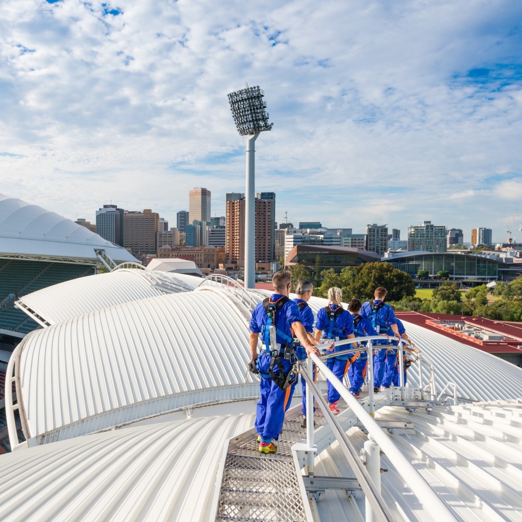 RoofClimb, Adelaide Oval, Adelaide, Nam Úc © Che Chorley Nhiếp ảnh RoofClimb, Adelaide Oval, Adelaide, Nam Úc © Che Chorley Nhiếp ảnh