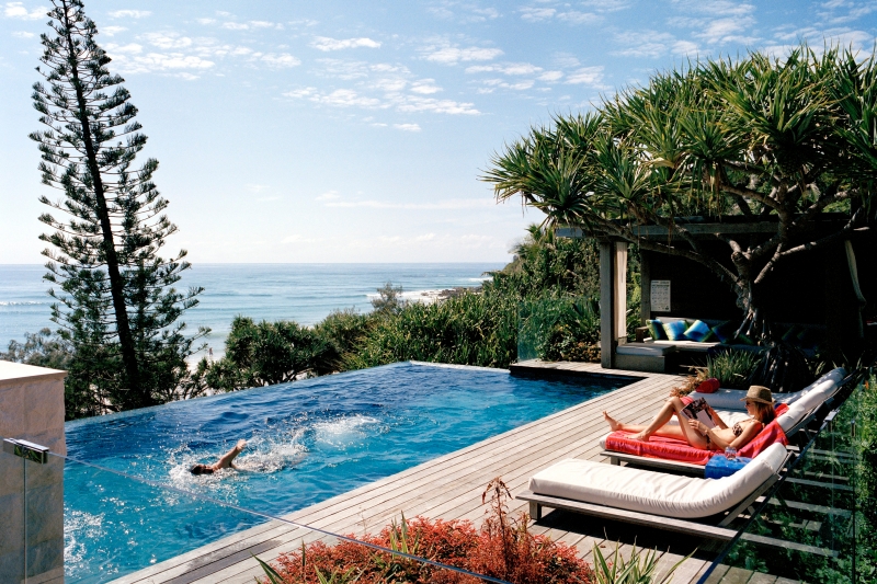 新南威爾士(New South Wales)拜倫灣(Byron Bay)華特格斯海灘(Wategos Beach)的海灘屋(Beach House)©澳洲旅遊局 新南威爾士(New South Wales)拜倫灣(Byron Bay)華特格斯海灘(Wategos Beach)的海灘屋(Beach House)©澳洲旅遊局