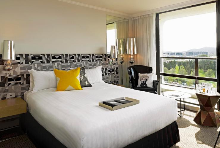 澳洲首都領地坎培拉QT Canberra的睡床套房(Bedroom suite)©QT Hotels 澳洲首都領地坎培拉QT Canberra的睡床套房(Bedroom suite)©QT Hotels