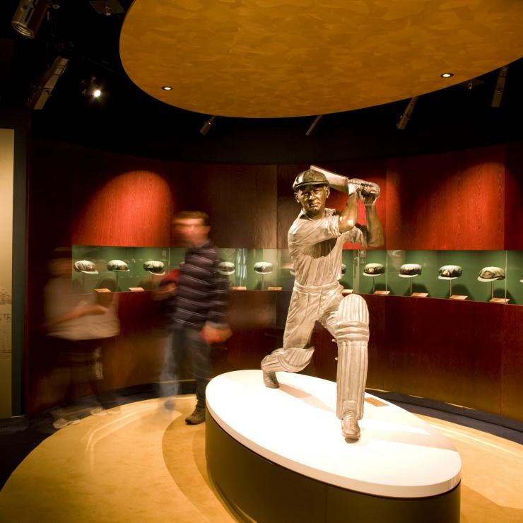 國家體育博物館墨爾本板球場上的Don Bradman展品©國家體育博物館 國家體育博物館墨爾本板球場上的Don Bradman展品©國家體育博物館