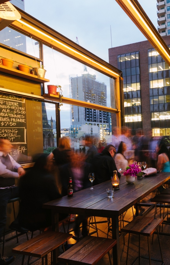 維多利亞州（VIC）墨爾本（Melbourne）的Bomba Tapas Bar and Rooftop©Roberto Seba