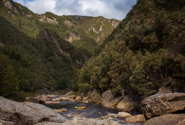 Franklin River Rafting, Franklin River, Tasmanien © Tourism Australia