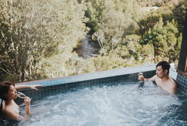 Waldheim Alpine Spa, Cradle Mountain Lodge, Tasmanien © Laura Helle
