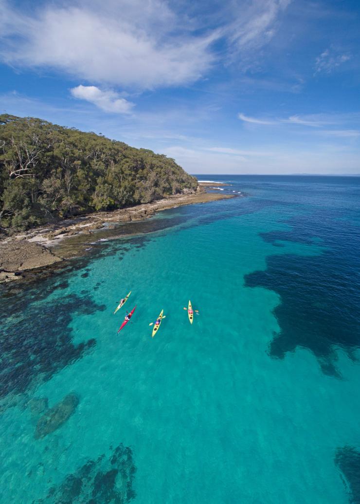 Kajakfahren, Jervis Bay, New South Wales © Dee Kramer