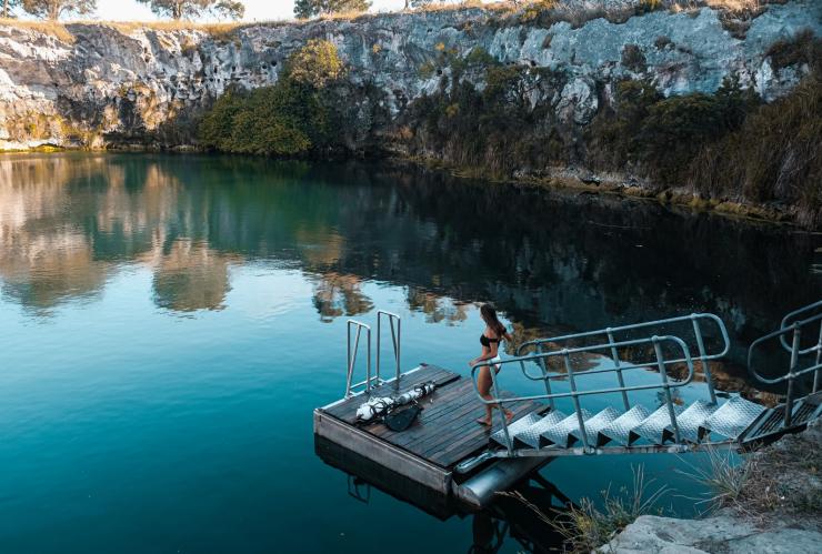 Little Blue Lake, Limestone Coast, Südaustralien © Lucy Adamopoulos