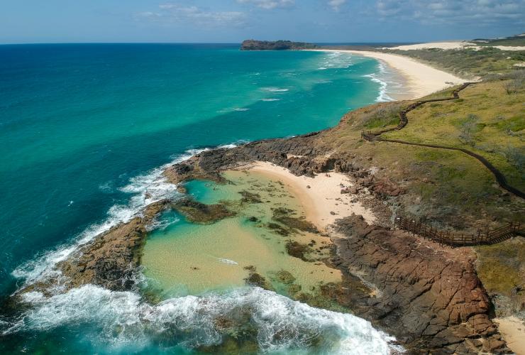 Champagne Pools, K'gari, Queensland © Tourism Australia