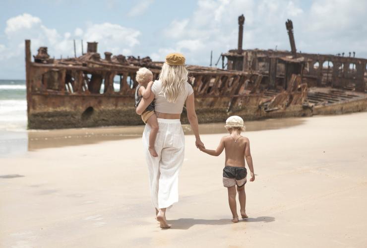 S.S. Maheno, K'gari, Queensland © Tourism and Events Queensland