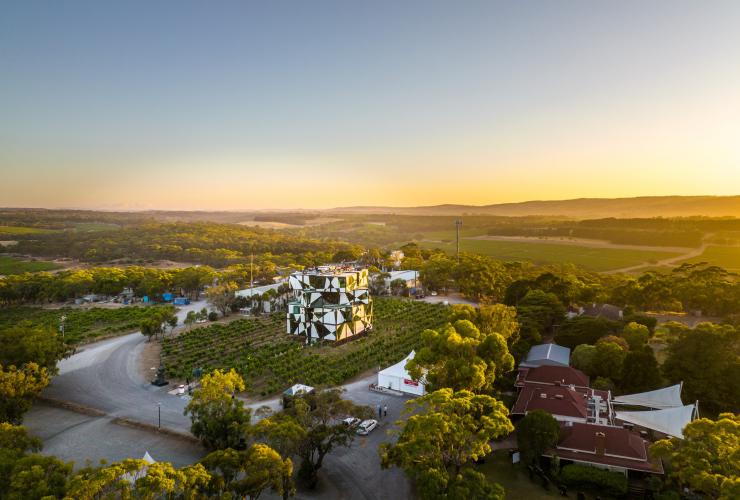 d'Arenberg Cube, Fleurieu Peninsula, Australie du Sud © Tourism Australia