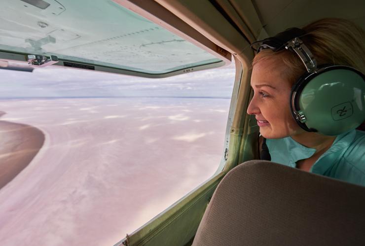 Vol panoramique Wrightsair, Kati Thanda-Lake Eyre National Park, Australie du Sud © South Australian Tourism Commission