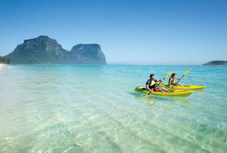 Berkayak, Lord Howe Island, NSW © Destination NSW