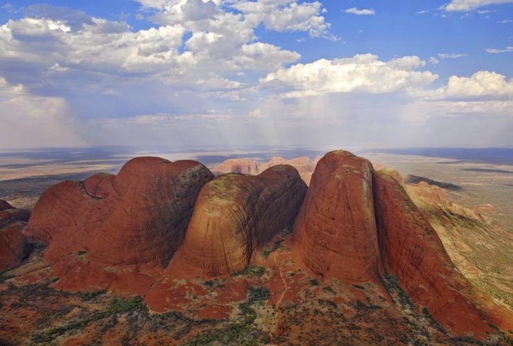 Pemandangan dari udara, Kata Tjuta, NT © Bill Peach Journeys
