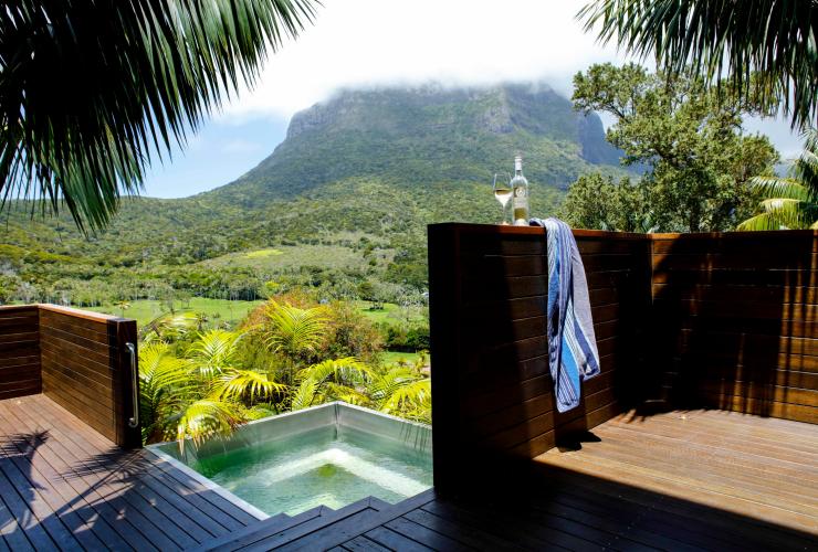 Pemandangan Makambo Loft, Capella Lodge, Lord Howe Island, NSW © Capella Lodge