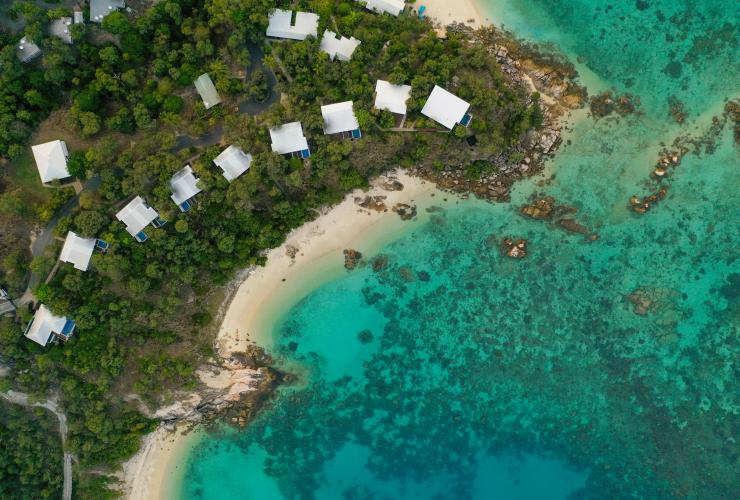 Vista aerea del Lizard Island Resort, Lizard Island, Queensland © Tourism and Events Queensland