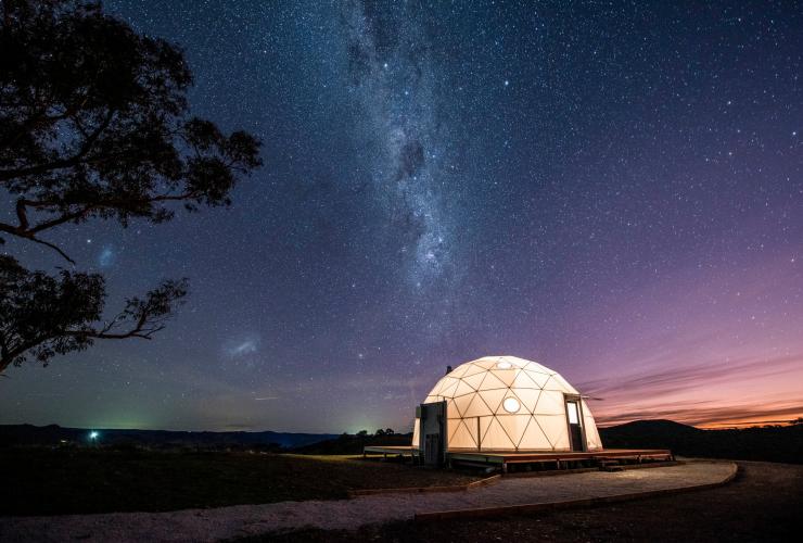 Hideaway Domes, Mudgee, New South Wales © Hideaway Domes