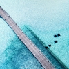 Vista dall'alto, Pontile, Heron Island, Queensland © James Vodicka