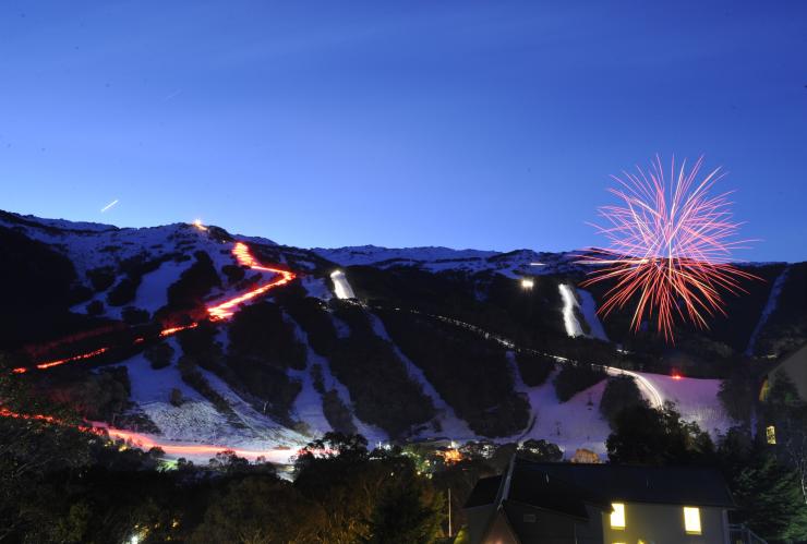 Fuochi d'artificio, Thredbo, New South Wales © Thredbo