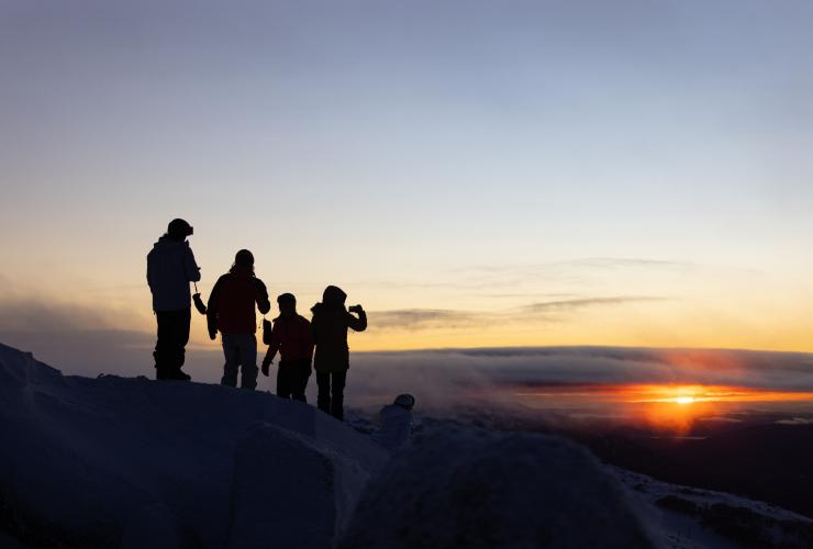 Sessioni all'alba a Thredbo, New South Wales © Thredbo