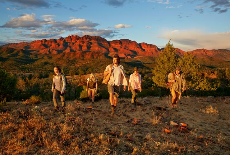 The Arkaba Walk, Ruger's Hill, Flinders Ranges, South Australia © Tourism Australia