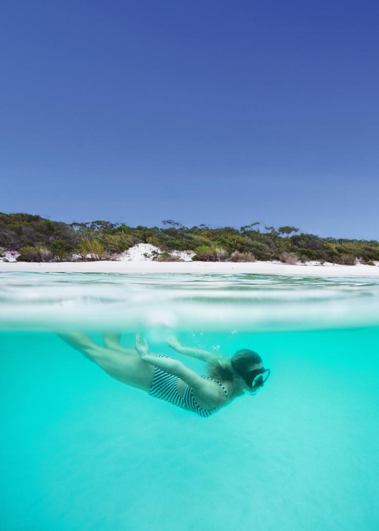 ニュー・サウス・ウェールズ州、ジャービス・ベイ、ハイアムス・ビーチ © Shoalhaven Tourism