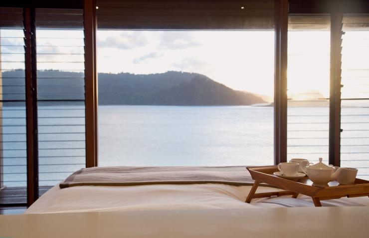 クイーンズランド州、ハミルトン島、クオリアのウィンドワード・パビリオン © Luxury Lodges of Australia