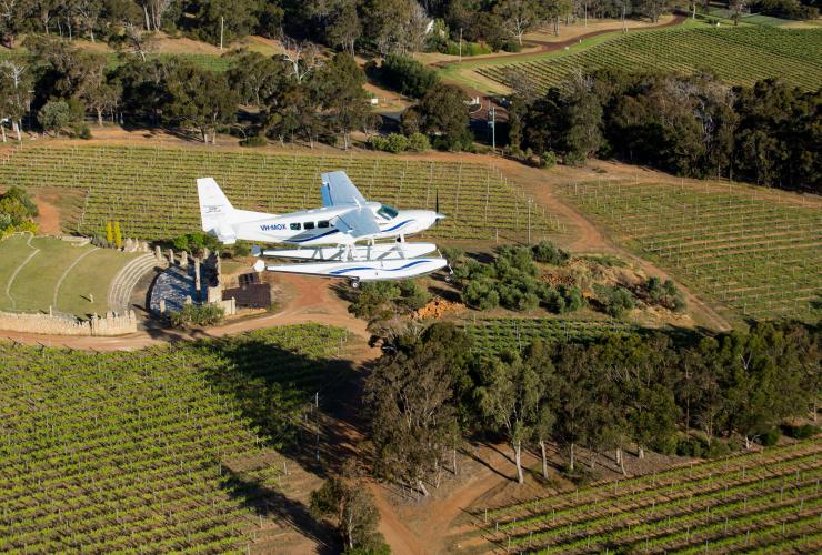 西オーストラリア州、マーガレット・リバース、スワン・リバーの水上飛行機 © Swan River Seaplanes