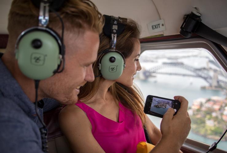 ニュー・サウス・ウェールズ州、シドニー・ハーバー、シドニー・シープレーンズ © Sydney Seaplanes