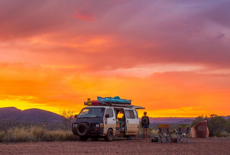 ノーザンテリトリー、西マクドネル山脈 © Tourism Northern Territory